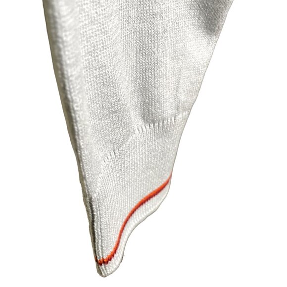 Mens  Gray  Sweater Pullover V Neck Preppy Y2K Shirt Size XL u - Picture 6 of 6